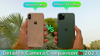 iPhone XS Max VS iPhone 11 Pro Max Camera Comparison in 2023🔥 | Detailed Camera Test in Hindi⚡