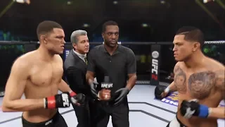 Nate Diaz vs. Anthony Pettis (EA sports UFC 2) - CPU vs. CPU