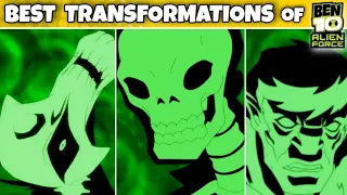 Top 15 Best transformation sequences of BEN 10 Alien Force (in Hindi) | Fan 10k