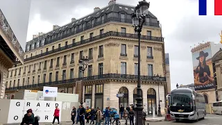 🇫🇷🌥【HDR 4K】Paris Walk - Opéra to Hôtel de Ville via the Louvre and Pont Neuf (Apr 2024)