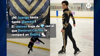 El glamuroso y COSTOSO traje de DONOVAN CARRILLO  en BEIJING 2022