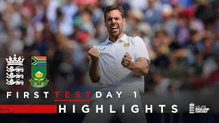 Bowlers Put Proteas On Top | Highlights - England v South Africa Day 1 | 1st LV= Insurance Test 2022