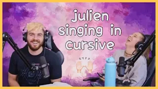 julien singing in aries for eight minutes straight | jenna & julien