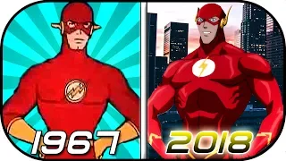 EVOLUTION of FLASH in Cartoons & Animated movies (1967-2018) Barry Allen history Justice League 2019