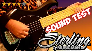 Sterling by Music Man StingRay 5 SUB  - sound test of Bass Guitar - no talking 4K 60 fps