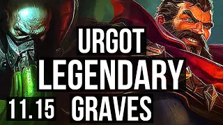 URGOT vs GRAVES (TOP) | 21/1/3, Legendary, 400+ games | EUW Master | v11.15