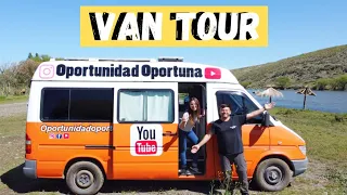 [🚐 VAN TOUR 🫣] Te mostramos nuestra SPRINTER 310 MOTORHOME por dentro 😍 ||De Ushuaia a Alaska 🌎