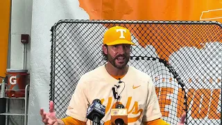 Tony Vitello reacts to Tennessee Baseball winning the SEC Championship