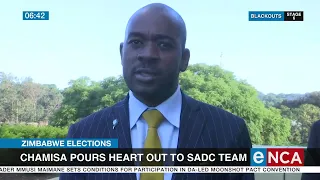 Zim elections | Chamisa pours heart out to SADC team