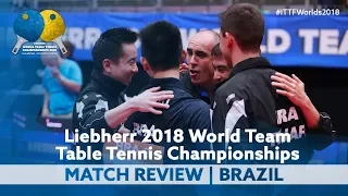 2018 World Team Championships | Brazil Upsets Portugal Match Review