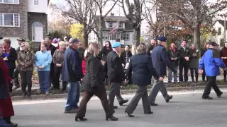 Remembrance Day March, Enfield, N.S. November 11, 2014