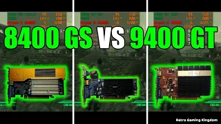 GeForce 8400 GS rev. 2 vs GeForce 9400 GT Test In 10 Games (No FPS Drop - Capture Card)