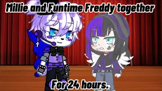 Funtime Freddy and Millie spend time together for 24 hours || FNAF Books, Count The Ways||