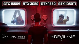 The Devil in Me - RTX 3050 - GTX 1650 S - GTX 1650 - GTX 1050 Ti - 1080p Ultra & Custom Settings