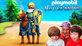 Dani y Evan juegan a NOVELMORE de Playmobil con el Principe Arwyn
