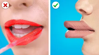 ¡RETO DE LAS 100 CAPAS! 100 Capas De Maquillaje, Uñas Y Lápiz Labial Por KABOOM ENERGY!