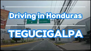 Driving in Honduras #34: Tegucigalpa, Honduras. Smoke Filled Sky, Fires Burning (1080P Dashcam)