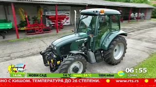 RTS JUTARNJI PROGRAM - Srpski traktor putuje u svet