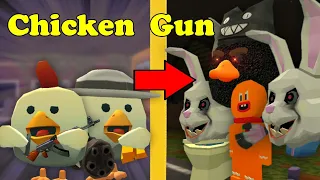 СКИБИДИ ЗАЙЦЫ АТАКУЮТ В ЧИКЕН ГАН (CHICKEN GUN)!СКЕТЧ НУБОВ 8*Зона отчуждения*