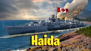 Meet The Haida! Tier 7 Canadian Destroyer in World of Warships Legends!