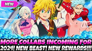 *BREAKING NEWS* MORE COLLABS CONFIRMED FOR 2024! NEW DEMONIC BEAST! NEW REWARDS (7DS Grand Cross