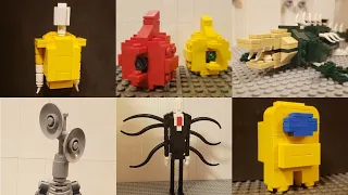 All LEGO SCP Characters | SCP Creepy Facility 2