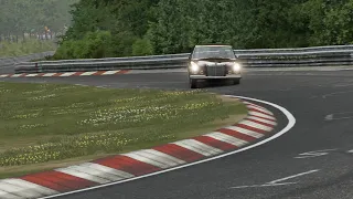 Mercedes-Benz 300 SEL 6.3 1972 , 224KW, 590N-m, 1819Kg, Nurburgring Nordschleife, time 09:22.937