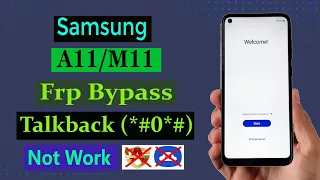 Samsung A11/M11 Frp Bypass Android 10 Google Account Bypass 2023