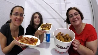 Costco Chicken Wings Bucket | Gay Family Mukbang (먹방) - Eating Show