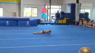 Gymnastics showcase floor routine 23