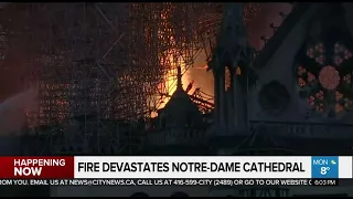 Torontonians react to devastating fire at Notre-Dame