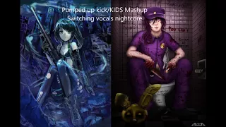 Pumped up kicks mashup switching vocals nightcore