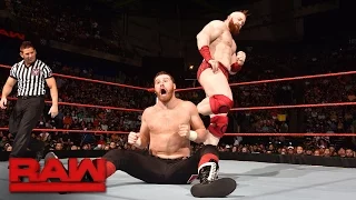 Sami Zayn vs. Sheamus: Raw, Aug. 15, 2016