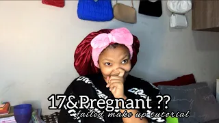 #vlogtober2023: 17 AND PREGNANT??//FAILED MAKEUP TUTORIAL//SOUTH AFRICAN YOUTUBER//#storytime