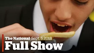 The National for Tuesday September 5th, School lunch time, more missile fears, Trump DACA