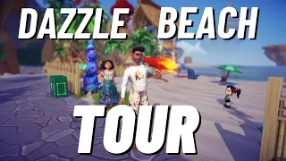 Dazzle Beach & Beach House Tour in Disney Dreamlight Valley