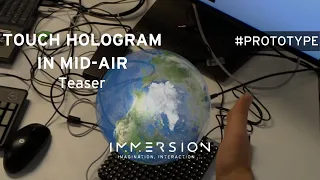 Prototype | Touch Hologram in Mid-Air | Teaser