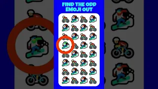 Find The Odd Emoji Out In 3 Seconds || Test Your Eyes || Emoji Quiz # 90 || #shorts