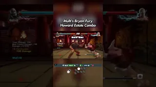 Multi's Bryan Fury Howard Estate Combo 🍖 #shorts #tekken7