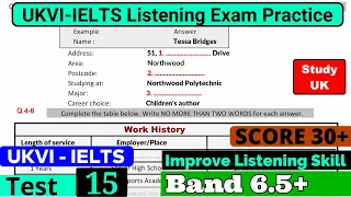 UKVI IELTS Listening Practice Test 2024 With Answers [ Test - 15 ]