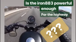 Is the iron 883 powerful enough for the highway