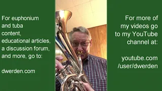 Demonstration: Baritone Horn, 3-Valve Compensating System