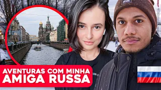 São Petersburgo: encontrando amiga russa, patinando no gelo, banya, jogo de hóquei e turistando #7