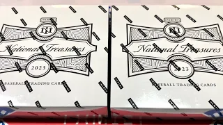 NEW RELEASE!  2023 NATIONAL TREASURES BASEBALL CARDS!  $600 PER BOX!