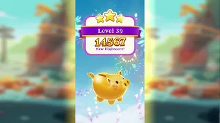 Bubble Witch 3 Saga | Levels 36 to 40 | 3 Stars