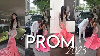 JR PROM GRWM 2023 + SEND OFF VLOG! HAIR , NAILS , MAKEUP