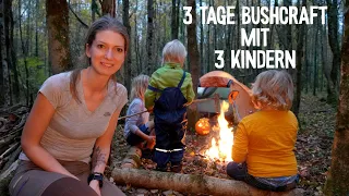 🏕️​Kidscamp😍​3 Tage Bushcraft mit meinen Jungs👱‍♂️​👱‍♂️​👱‍♂️​ ​Begleite uns dabei!🌳​