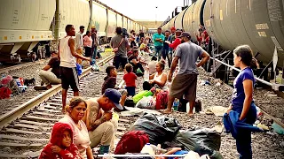 4 MIL #migrantes VIENEN EN CAMINO A ESTA #frontera para cruzar a #usa