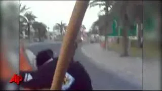 Raw Video: Bahrain Protesters Fired Upon