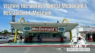 [4K] Visiting the World's oldest existing McDonald's Restaurant and Museum in Downey, CA